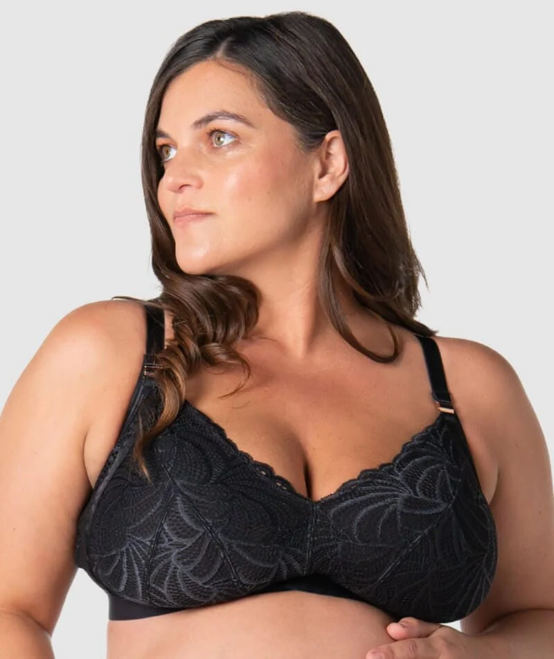 Hotmilk Warrior 2.0 Flexfit Wire-Free Nursing  Bra - Black - Image 3