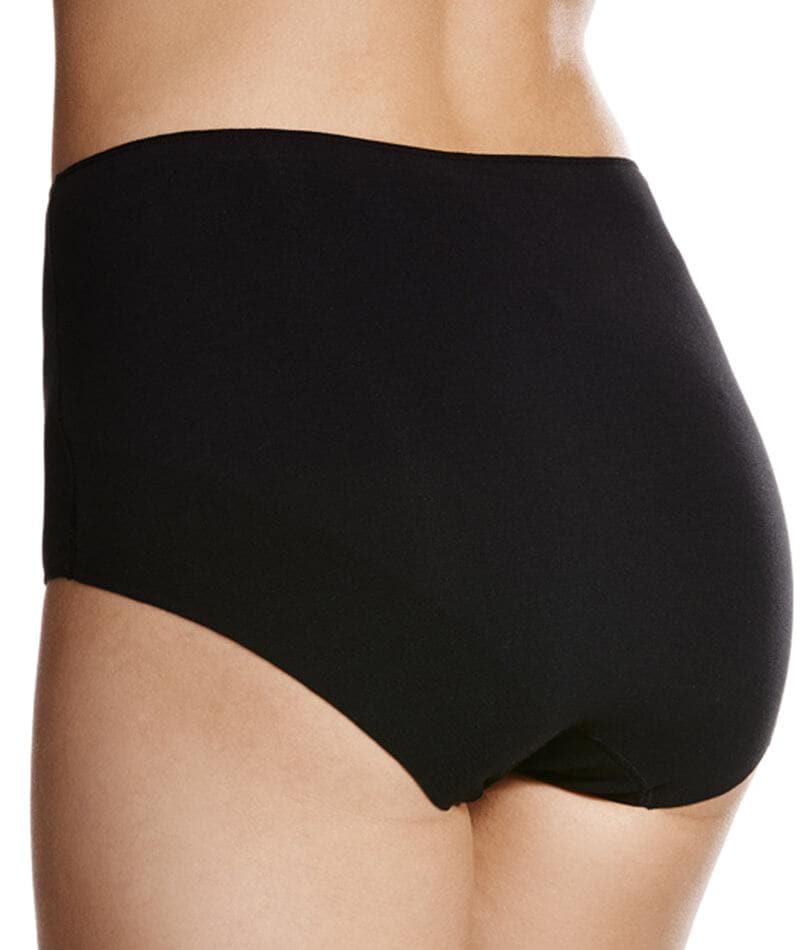 Jockey No Panty Line Promise  Next Generation Cotton Full Brief - Black - Image 2