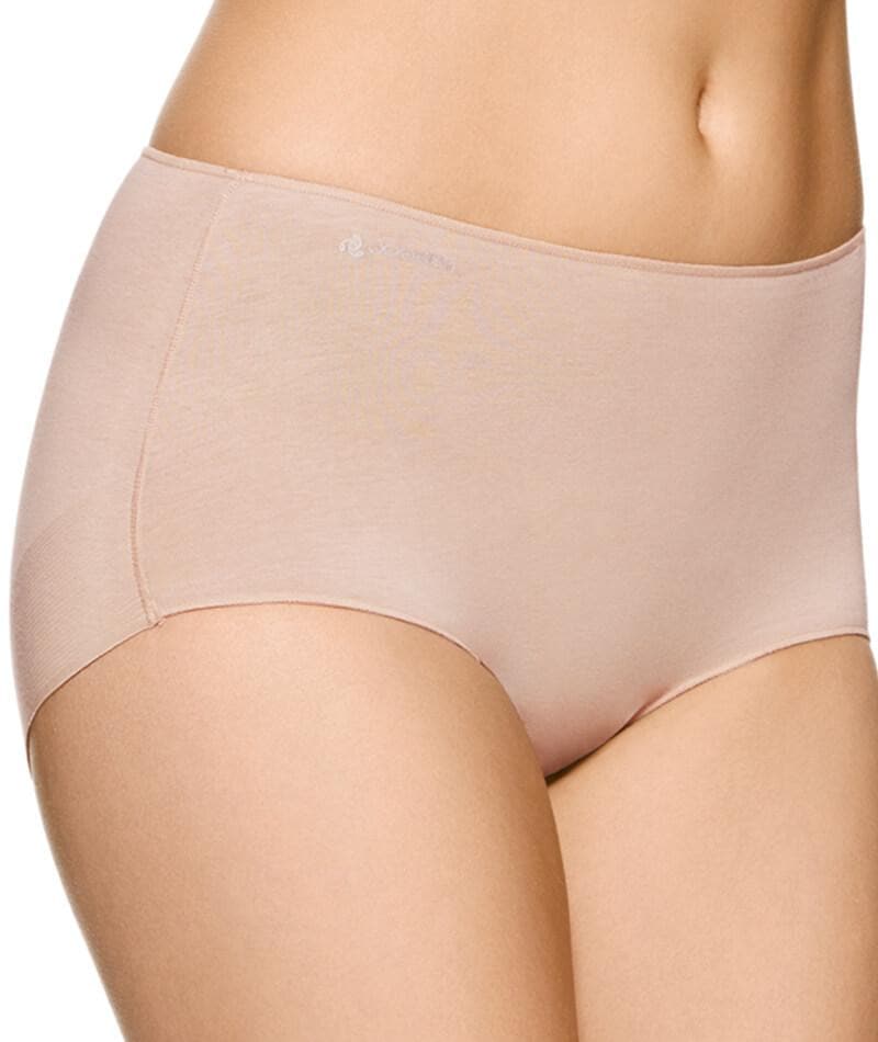 Jockey No Panty Line Promise  Next Generation Cotton Full Brief - Silk Beige - Image 2
