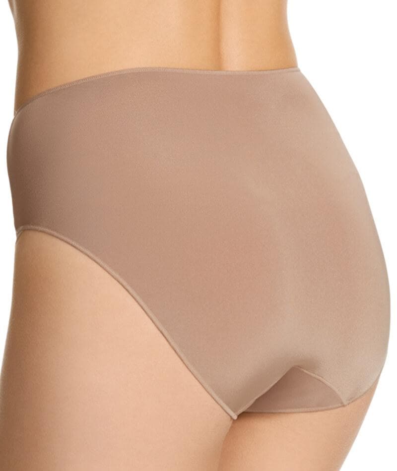 Jockey No Panty Line Promise Tactel Hi Cut Brief - Flesh - Image 3