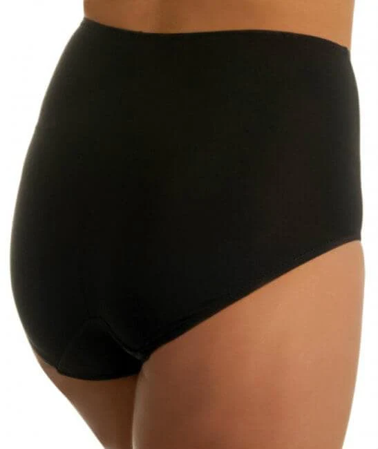 Jockey No Ride Up Microfibre Full Brief - Black - Image 2