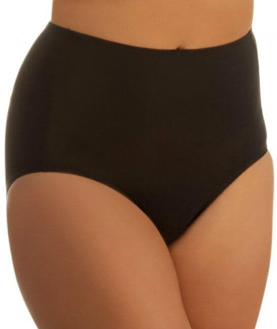 Jockey No Ride Up Microfibre Full Brief - Black - Image 3