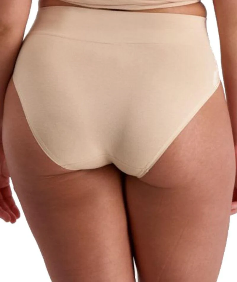 Jockey Skimmies Hi Cut Brief - Nude - Image 3