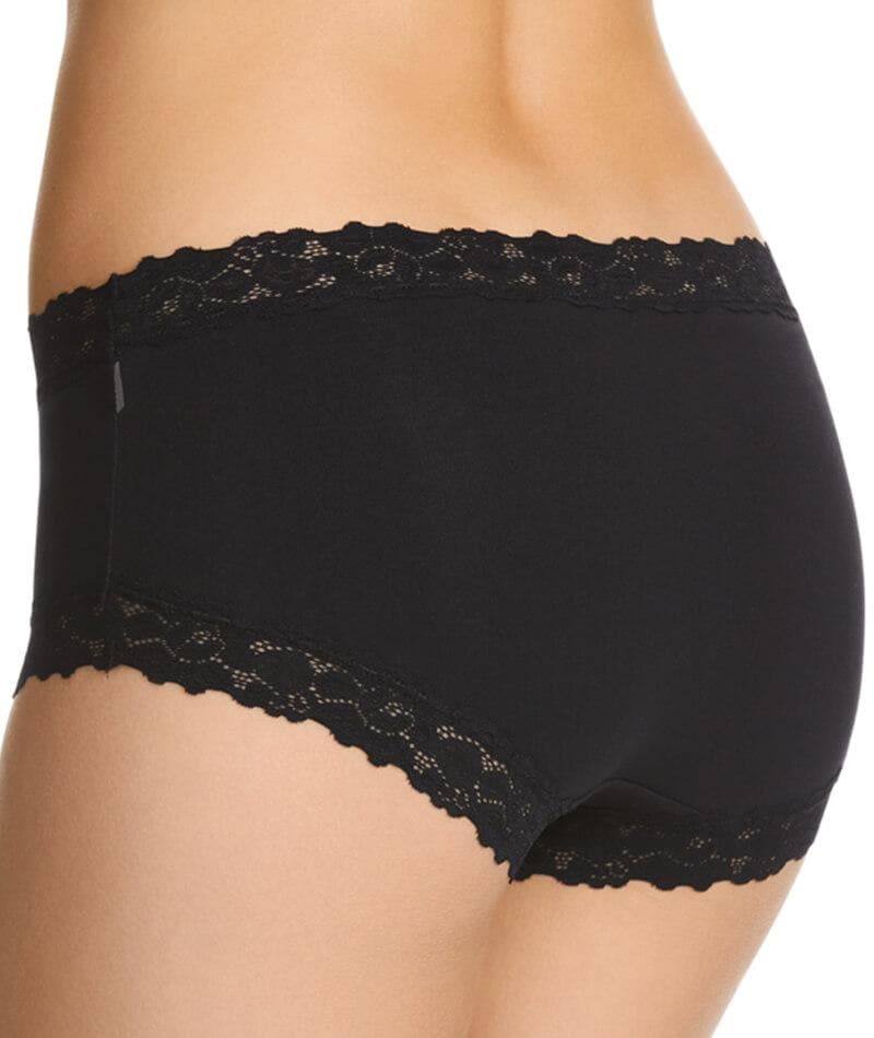 Jockey Parisienne Cotton Boyleg - Black - Image 3