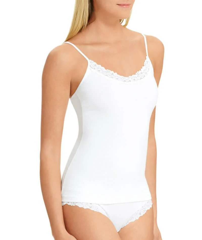 Jockey Parisienne Cotton Camisole - White - Image 2