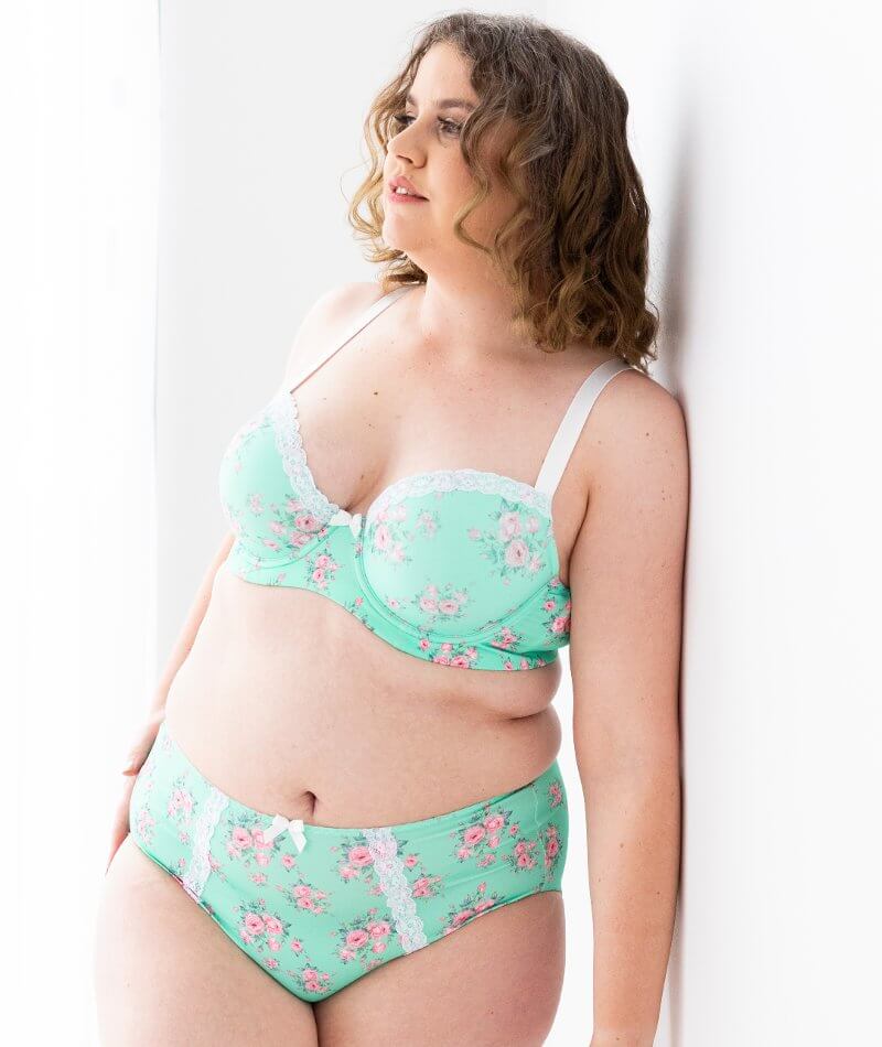 Lady Emprezz Laverne High Rise Brief - Aqua Vintage - Image 4