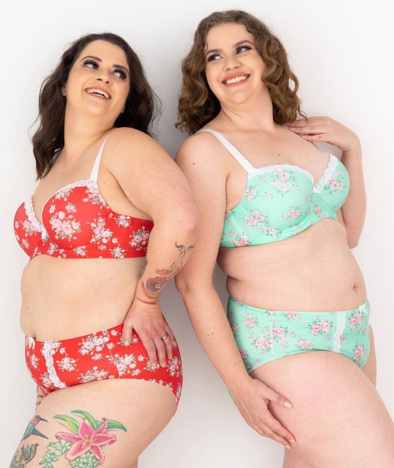 Lady Emprezz Laverne Underwire Contour Bra - Aqua Vintage - Image 10
