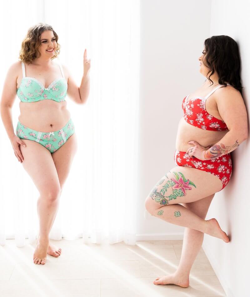 Lady Emprezz Laverne Underwire Contour Bra - Aqua Vintage - Image 11