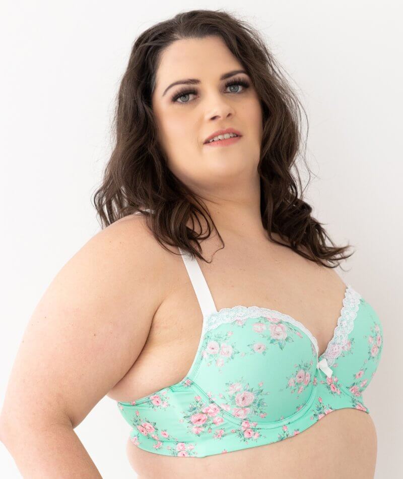 Lady Emprezz Laverne Underwire Contour Bra - Aqua Vintage - Image 3
