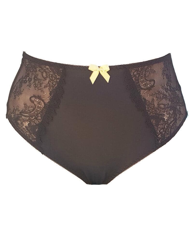 Lady Emprezz Rizzo High Waist Brief - Black/Nude - Image 11