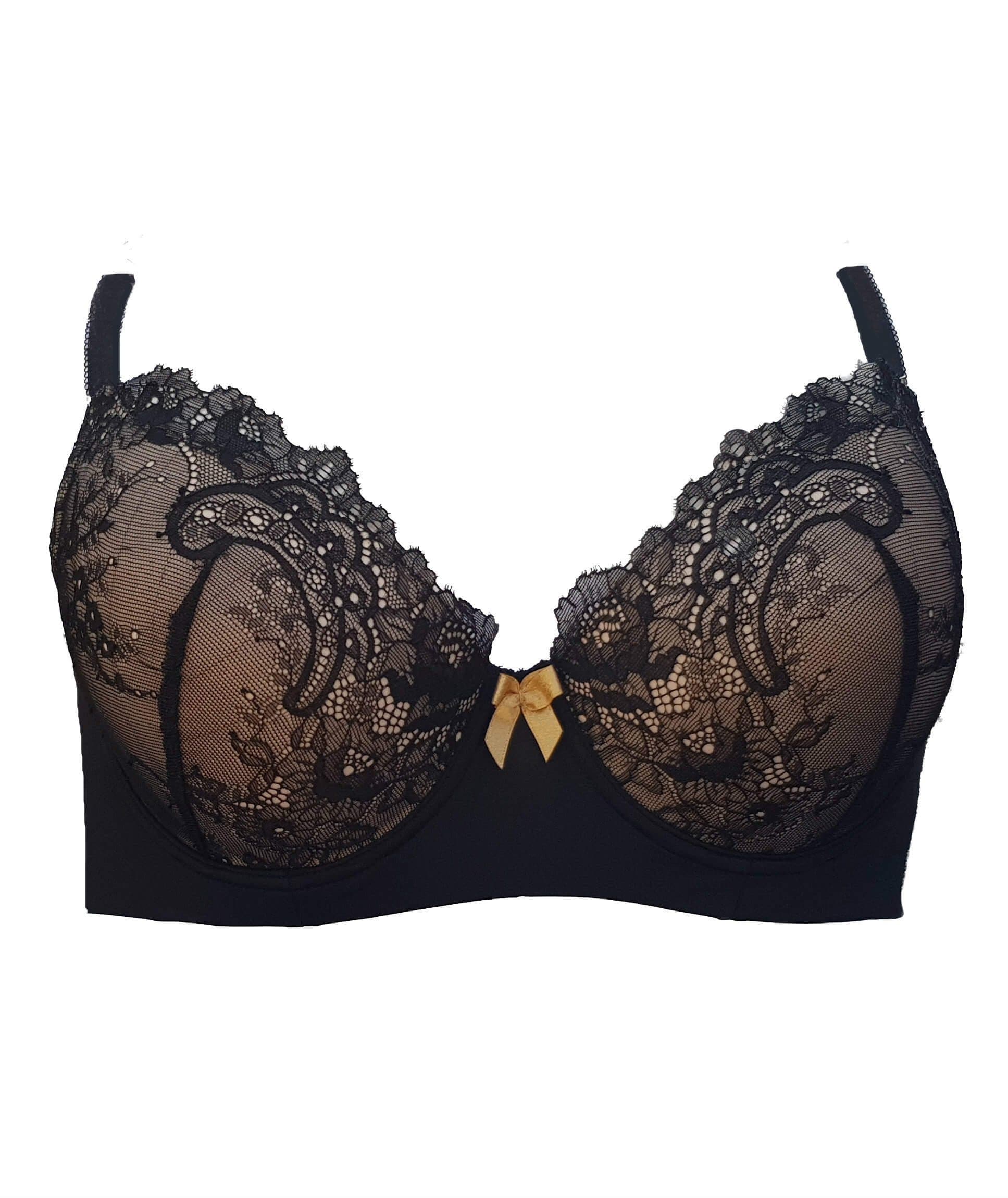 Lady Emprezz Rizzo Padded Shaping Bra - Black/Nude - Image 19