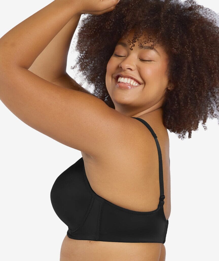 Leading Lady Brigitte Lightly Padded Contour Underwired Bra - Black - Image 3