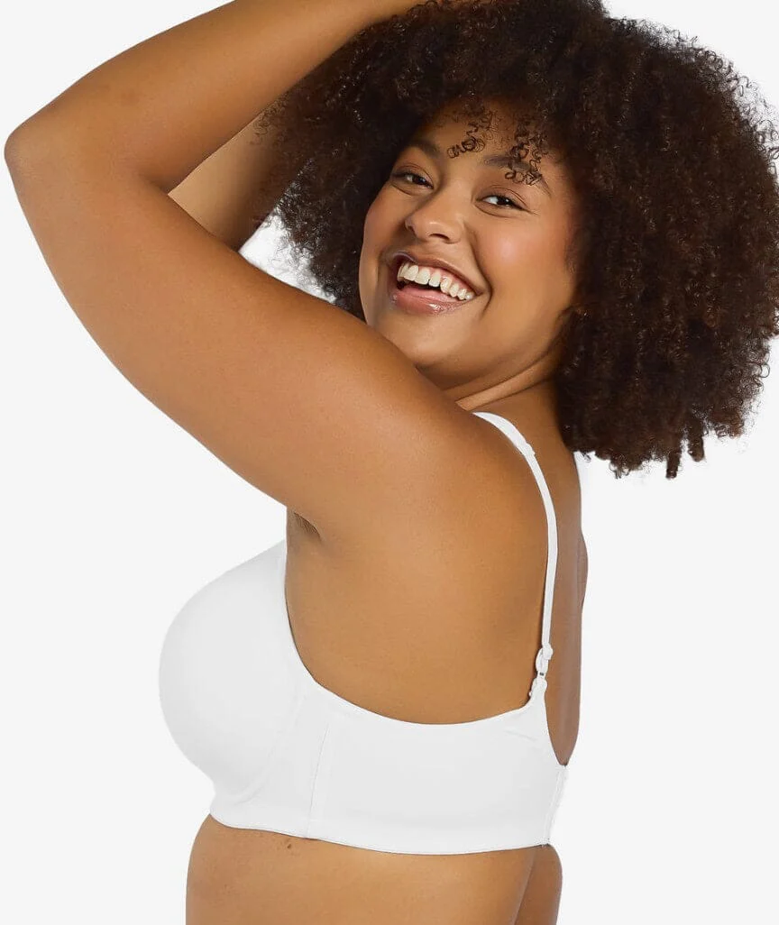 Leading Lady Brigitte Lightly Padded Contour Underwired Bra  - White - Image 3