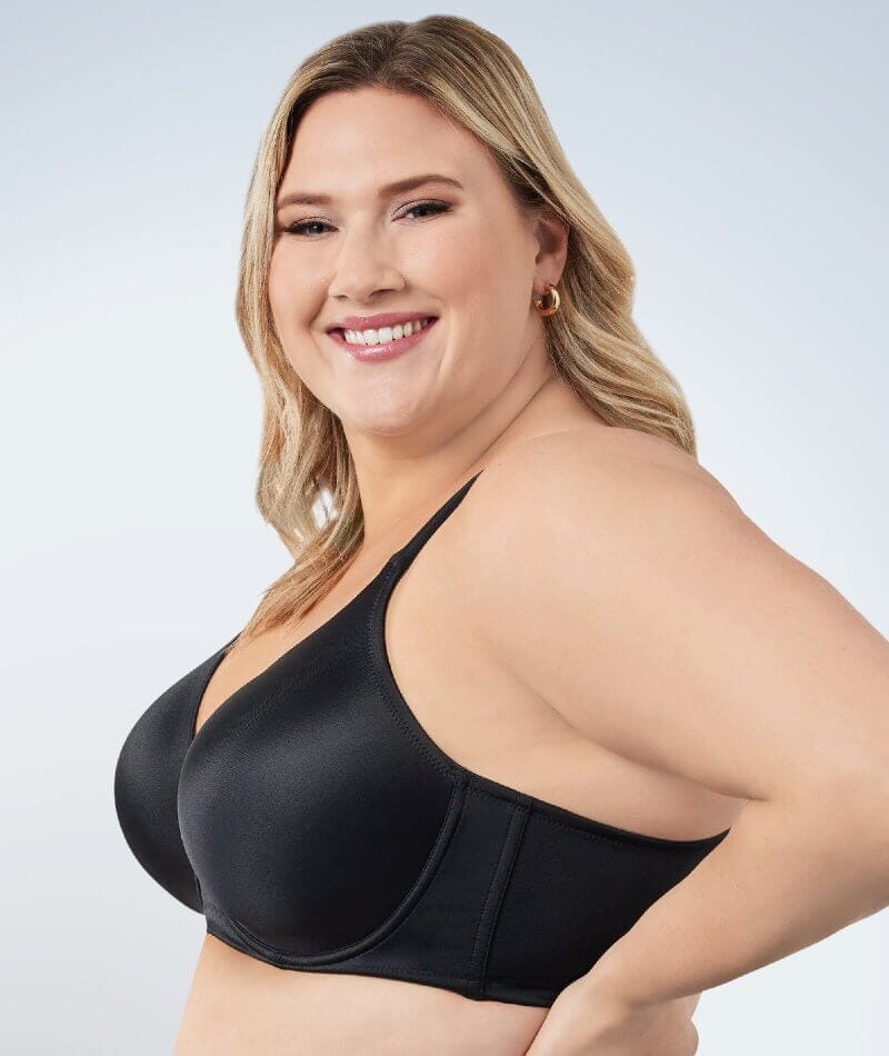 Leading Lady Brigitte Molded Padded Seamless Wire-free Bra - Black - Image 3