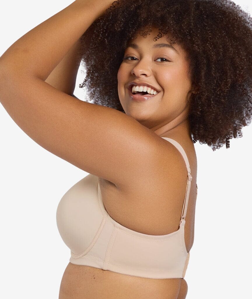 Leading Lady Brigitte Lightly Padded Contour Underwired Bra - Sand - Image 3