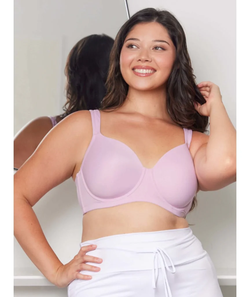 Leading Lady Brigitte Molded Padded Seamless Wire-free Bra - Orchid Bouquet - Image 4