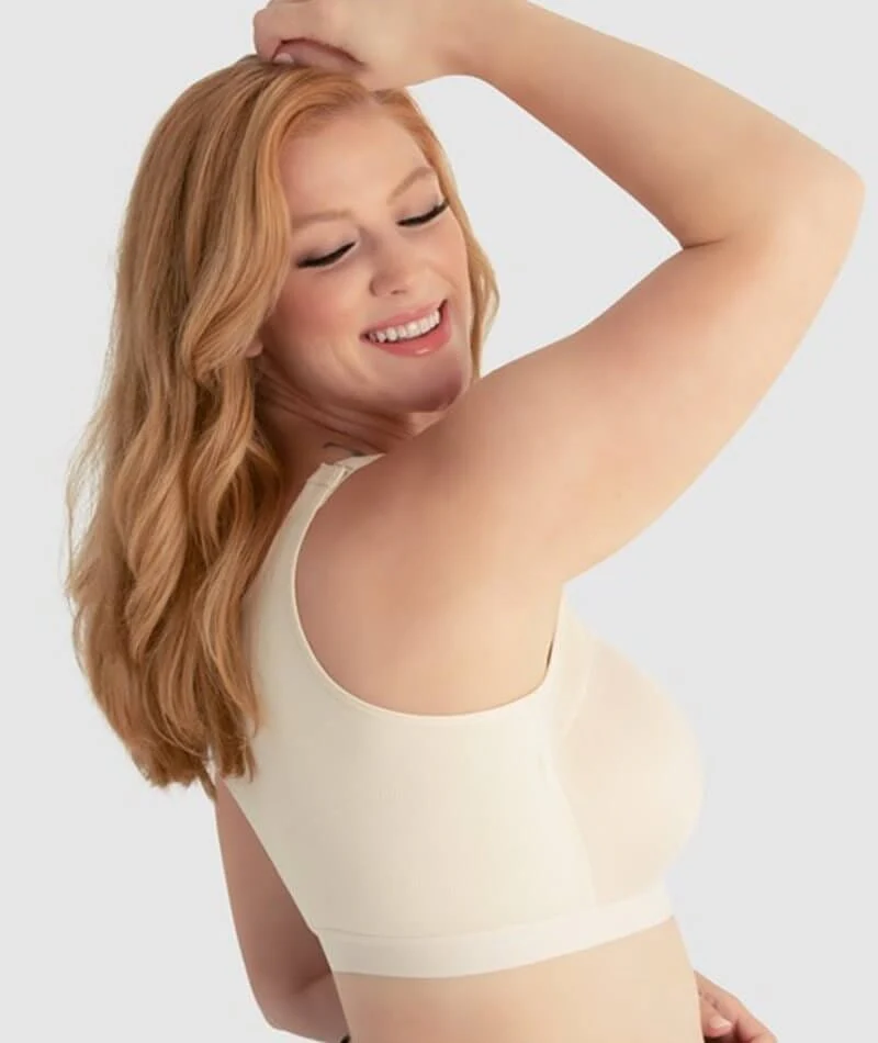 Leading Lady Lillian Back Smoothing Front Close Wire-free Bra - Whisper Nude - Image 3
