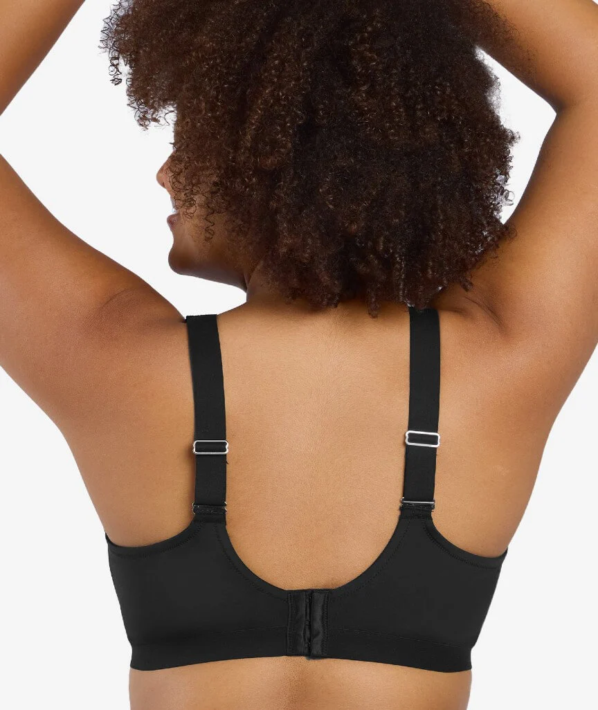 Leading Lady The Aurora Lightly Lined Microfiber Wire-free Bra - Black - Image 2