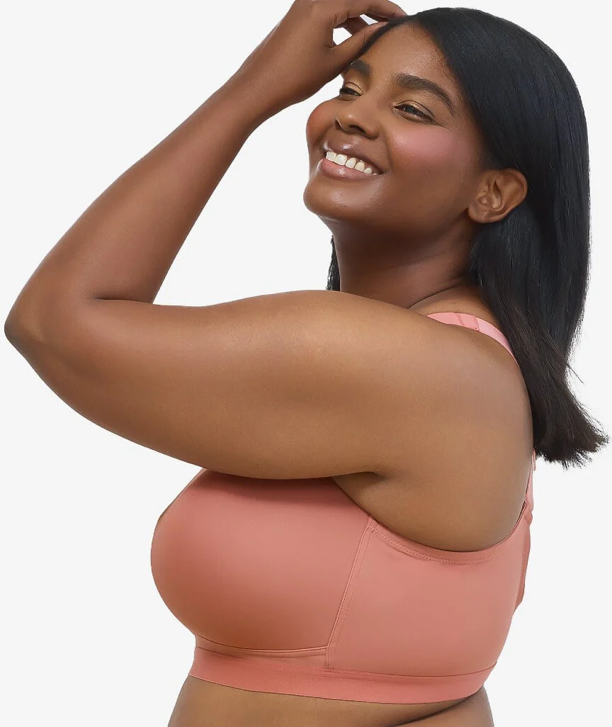 Leading Lady The Aurora Lightly Lined Microfiber Wire-free Bra - Canyon Clay - Image 4