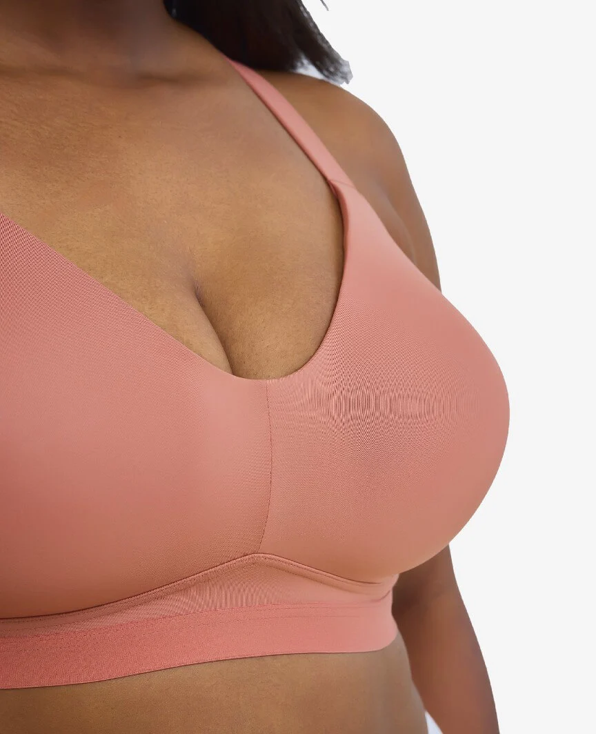 Leading Lady The Aurora Lightly Lined Microfiber Wire-free Bra - Canyon Clay - Image 5