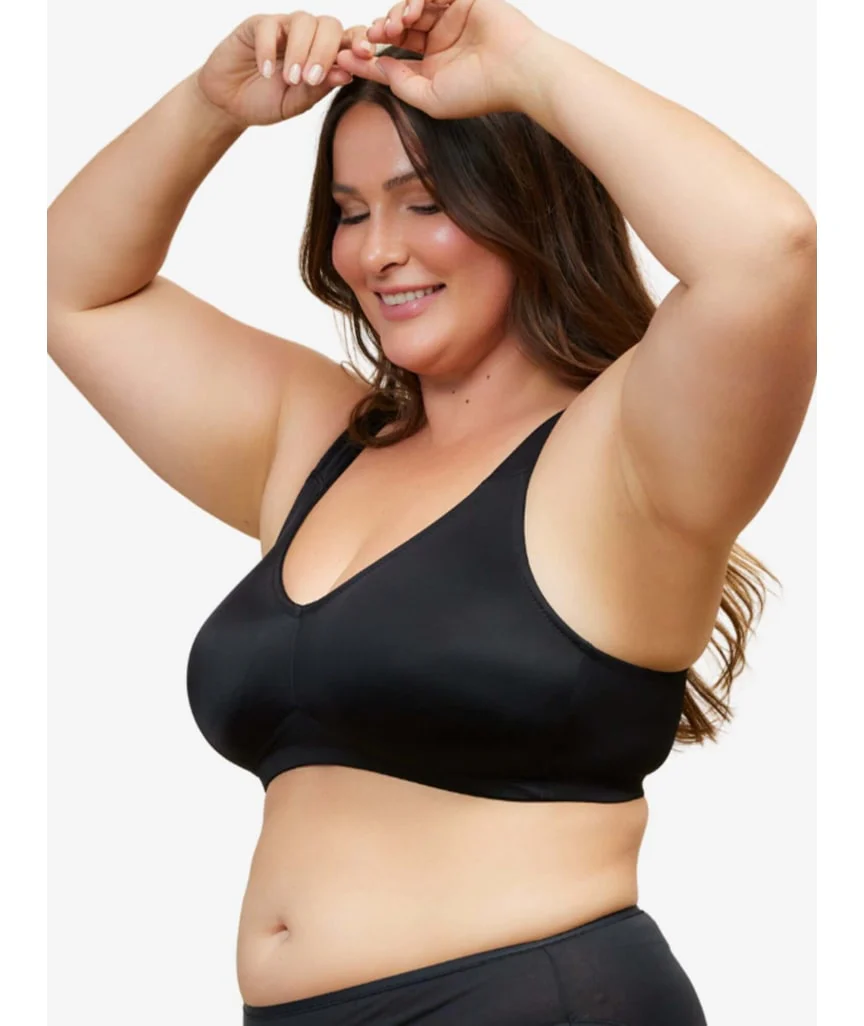 Leading Lady The Claire Wire-free Everyday Comfort Bra - Black - Image 3