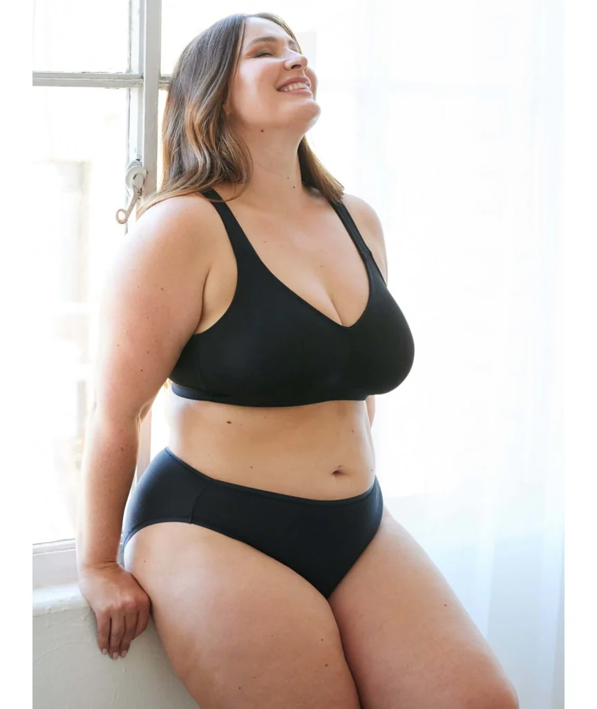 Leading Lady The Claire Wire-free Everyday Comfort Bra - Black - Image 4
