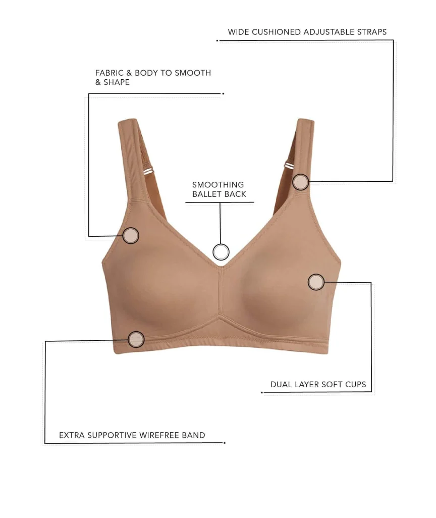 Leading Lady The Claire Wire-free Everyday Comfort Bra - Black - Image 5