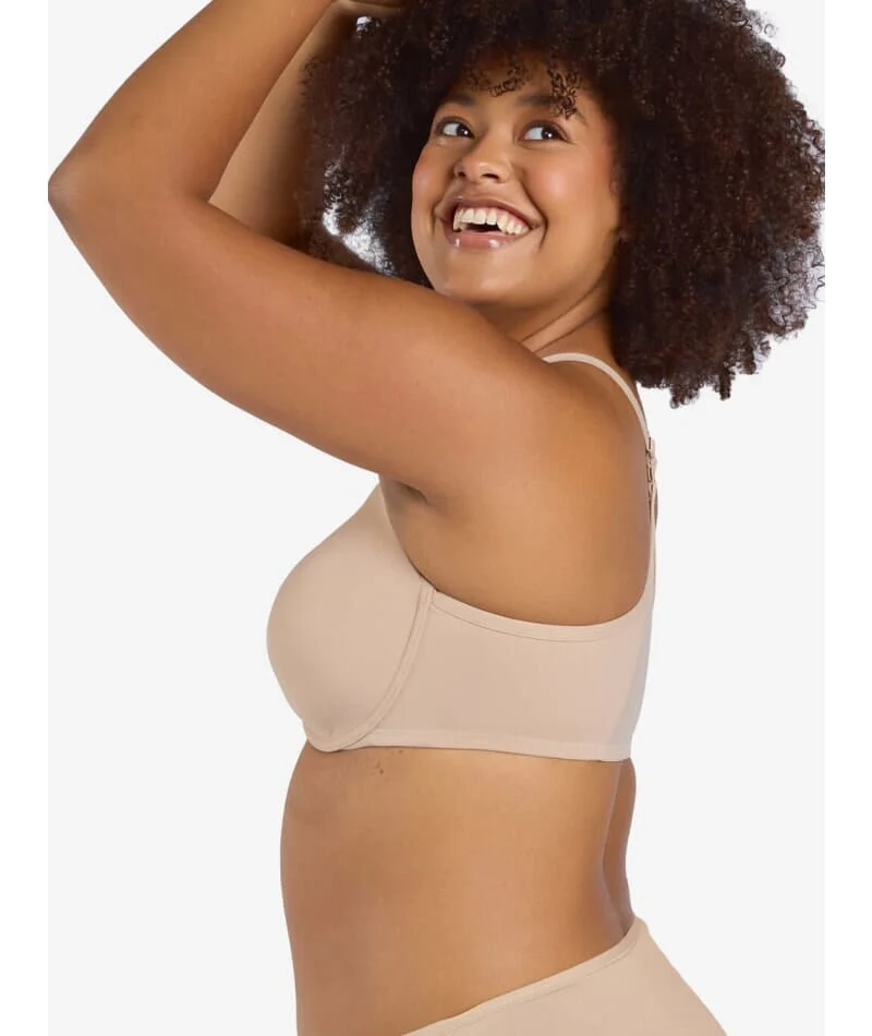Leading Lady The Luna Front-Close Underwire Racerback Bra - Sand - Image 3