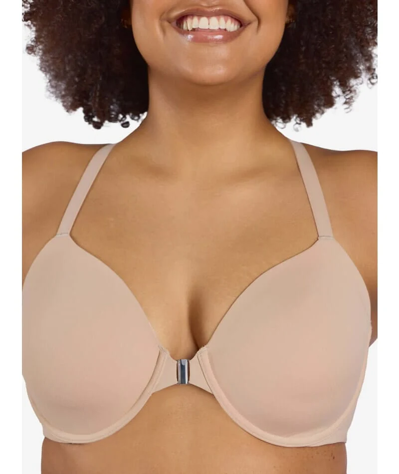 Leading Lady The Luna Front-Close Underwire Racerback Bra - Sand - Image 4