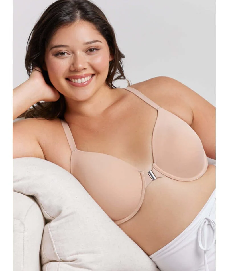 Leading Lady The Luna Front-Close Underwire Racerback Bra - Sand - Image 5