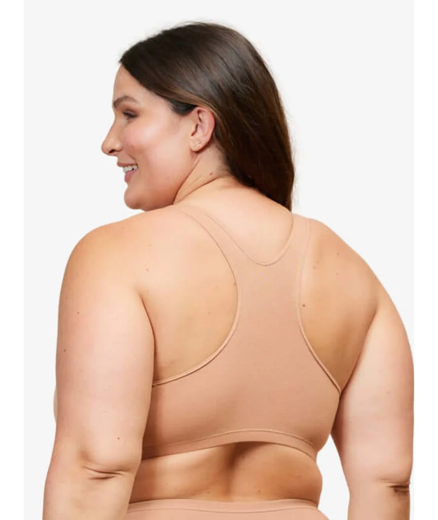 Leading Lady The Serena Wire-free Crop Top - Mocha - Image 2
