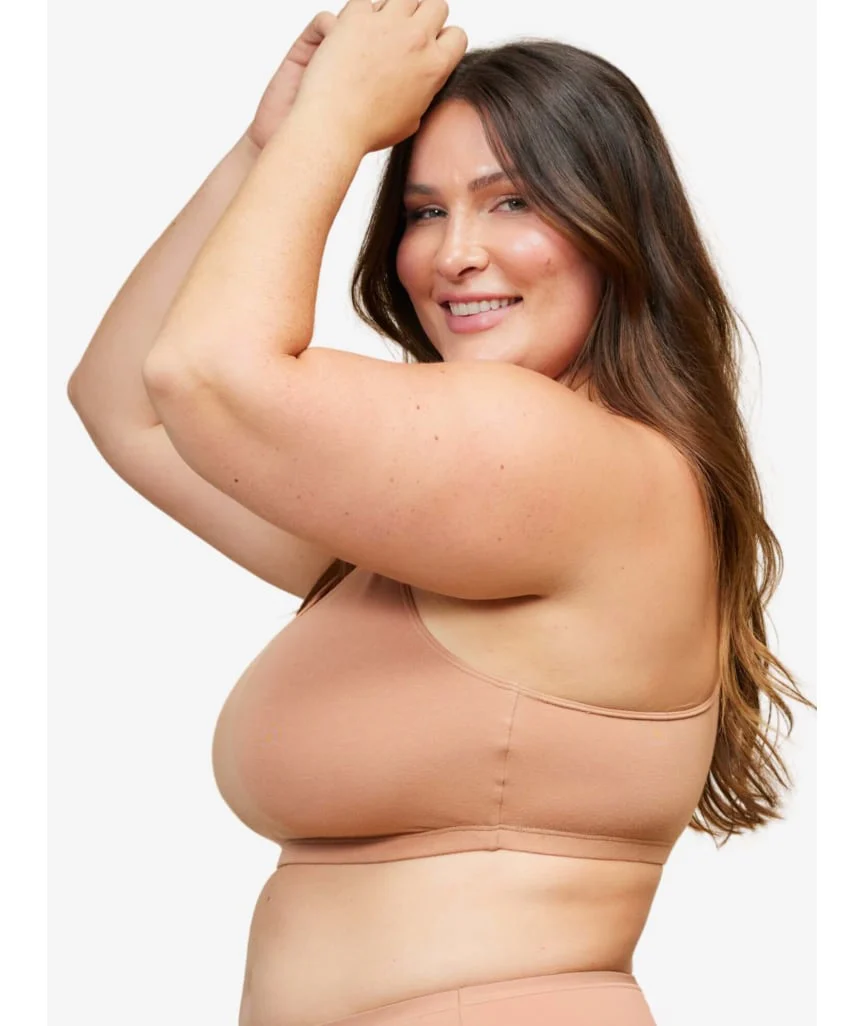 Leading Lady The Serena Wire-free Crop Top - Mocha - Image 3