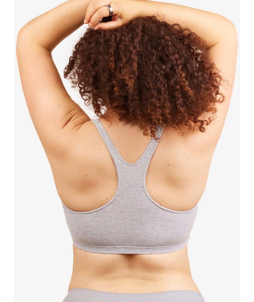 Leading Lady The Serena Wire-free Crop Top - Grey - Image 3