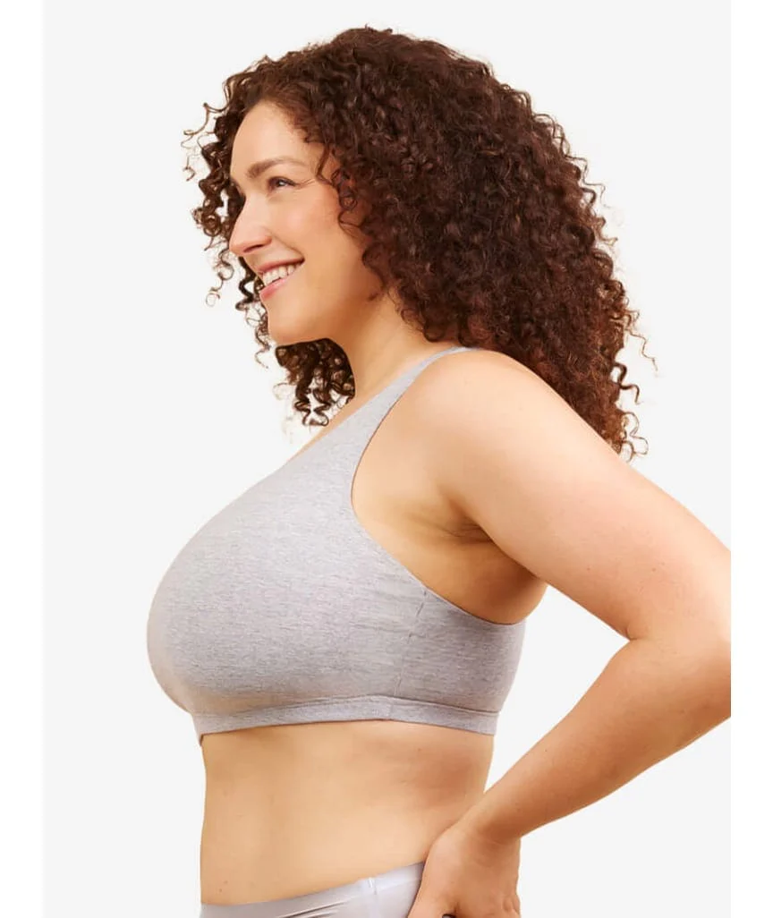 Leading Lady The Serena Wire-free Crop Top - Grey - Image 5
