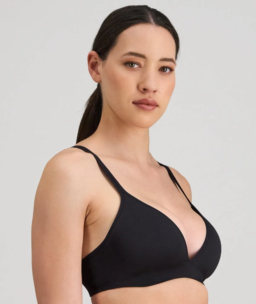 Bendon Simply Seamless Contour Soft Cup Wire-free Bra - Black - Image 3