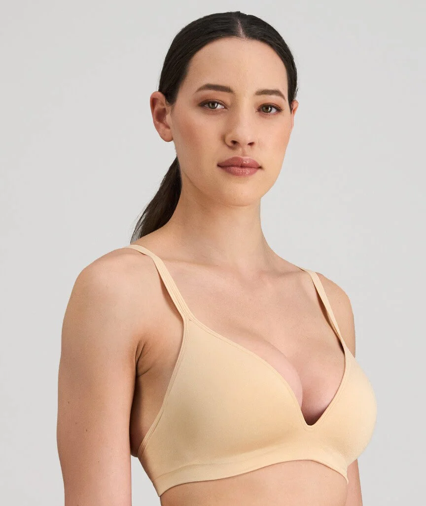 Bendon Simply Seamless Contour Soft Cup Wire-free Bra - Nude - Image 3