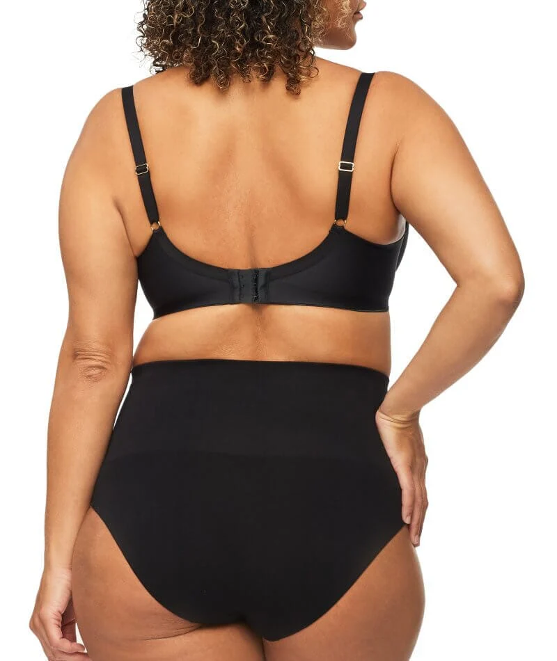 Nancy Ganz Bamboo Essentials Waisted Brief - Black - Image 5