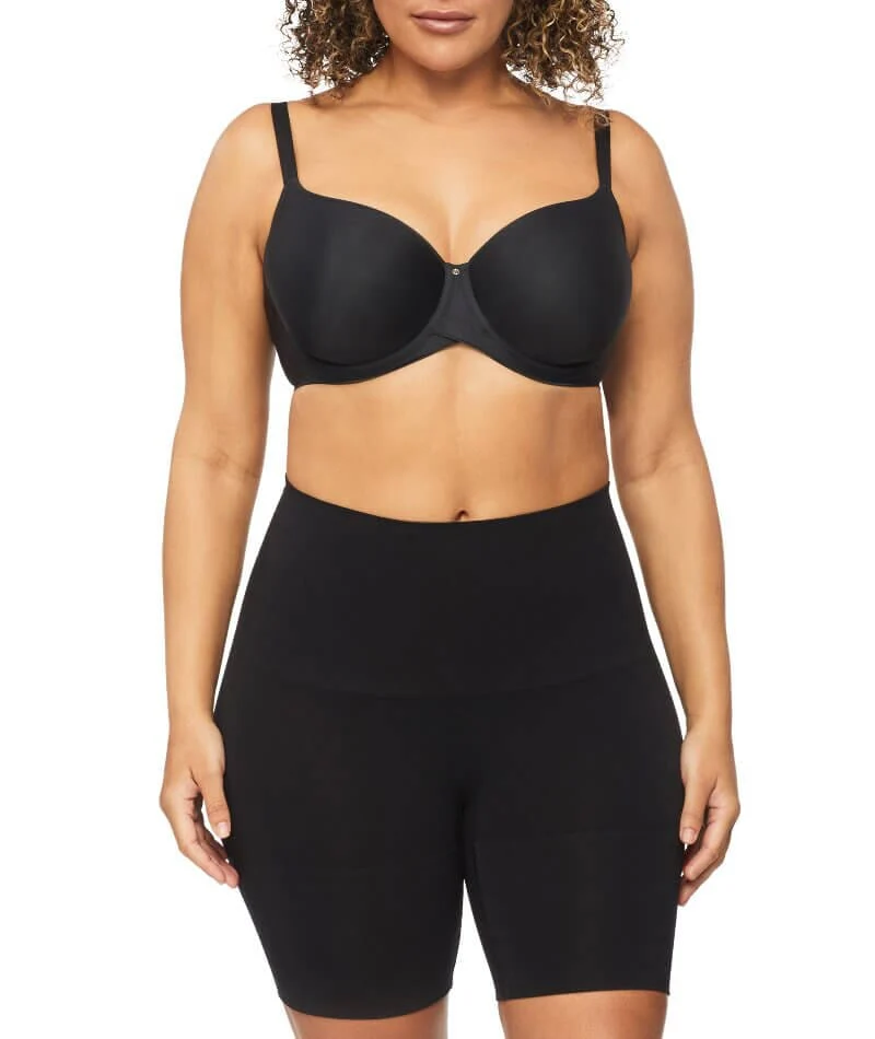 Nancy Ganz Bamboo Essentials Waisted Thigh Shaper Short - Black - Image 6