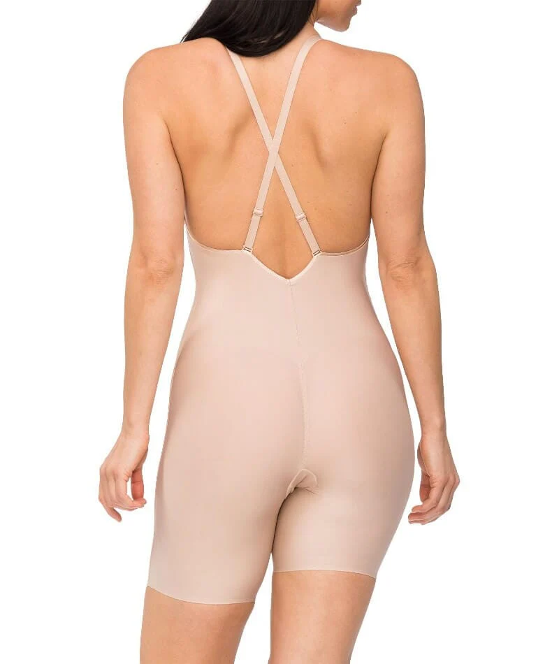 Nancy Ganz Body Define Backless Jumpsuit - Warm Taupe - Image 3