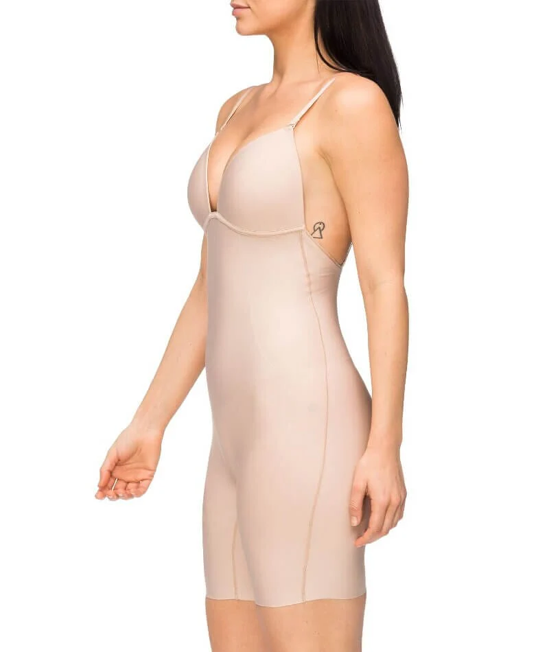 Nancy Ganz Body Define Backless Jumpsuit - Warm Taupe - Image 5