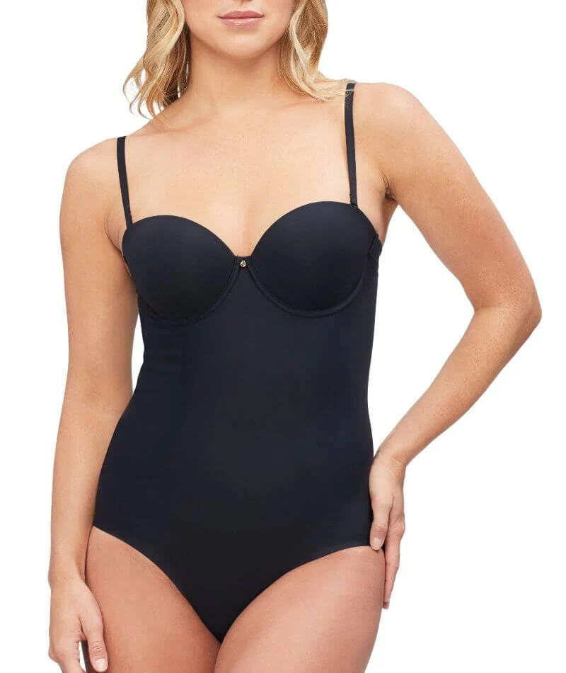 Nancy Ganz Body Define Strapless Bodysuit - Black - Image 3
