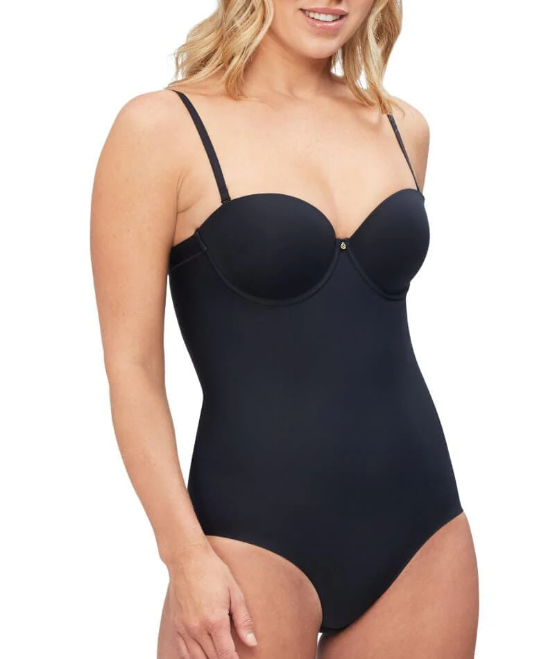 Nancy Ganz Body Define Strapless Bodysuit - Black - Image 5