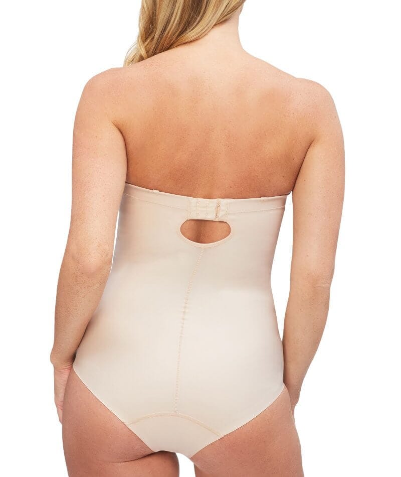 Nancy Ganz Body Define Strapless Bodysuit - Warm Taupe - Image 6