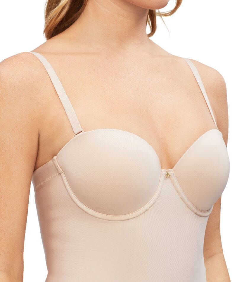 Nancy Ganz Body Define Strapless Bodysuit - Warm Taupe - Image 8