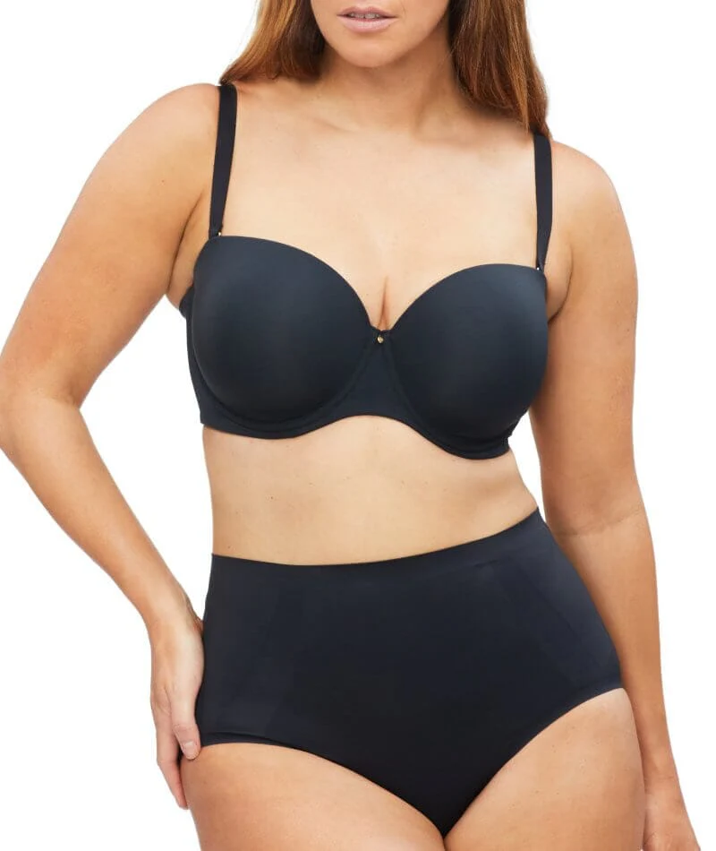 Nancy Ganz Body Define Strapless Full Cup Contour Bra - Black - Image 10