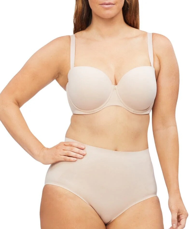 Nancy Ganz Body Define Strapless Full Cup Contour Bra - Warm Taupe - Image 10