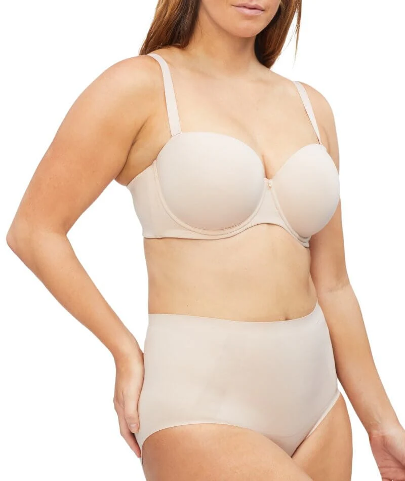 Nancy Ganz Body Define Strapless Full Cup Contour Bra - Warm Taupe - Image 12