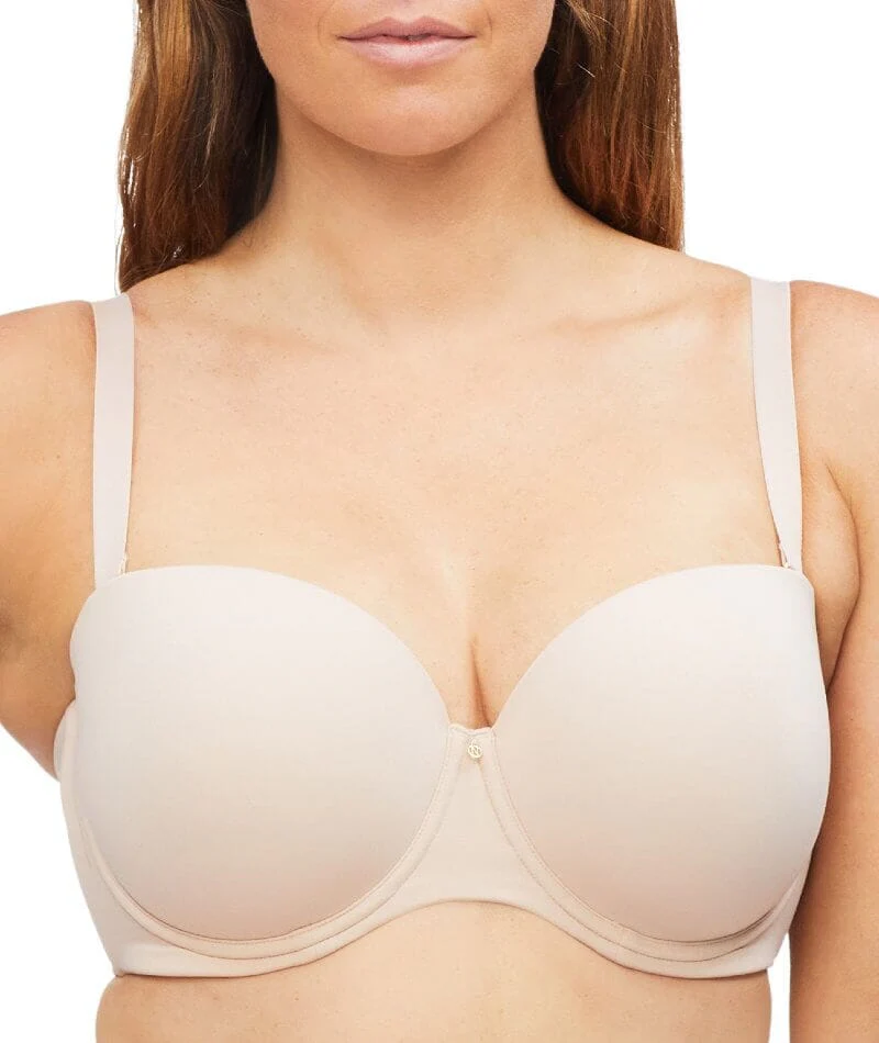Nancy Ganz Body Define Strapless Full Cup Contour Bra - Warm Taupe - Image 3