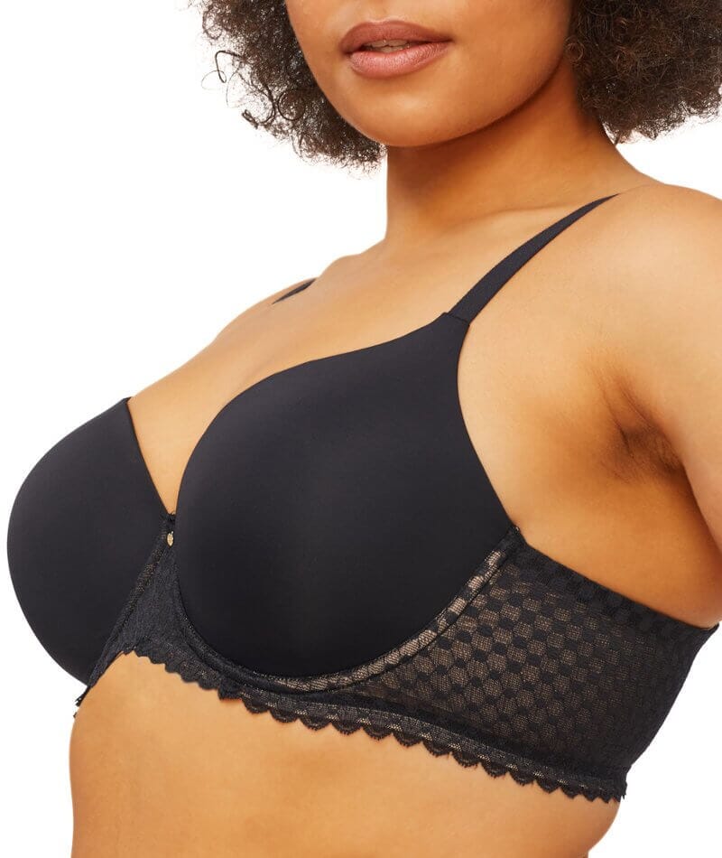 Nancy Ganz Revive Ava Lace Full Coverage Contour Bra - Black - Image 3