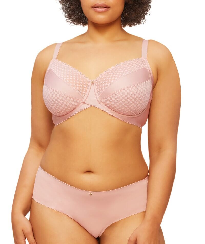 Nancy Ganz Revive Lace Midi Brief - Rose Quartz - Image 6